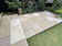Camel Dust Indian Sandstone Paving Slabs - Sawn & Honed - 900x600 - 20mm - Smooth Paving