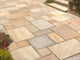 Camel Dust Indian Sandstone Paving Slabs - Riven - Patio Pack - 22mm