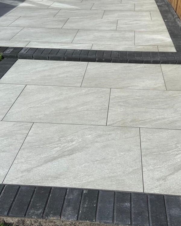 County Light Grey Outdoor Porcelain Paving Tiles - 900x600 - 20mm County Light Grey Outdoor Porcelain Paving Tiles - 900x600 - 20mm