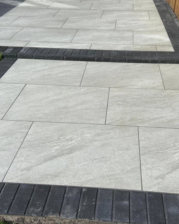 County Light Grey Outdoor Porcelain Paving Tiles - 900x600 - 20mm County Light Grey Outdoor Porcelain Paving Tiles - 900x600 - 20mm