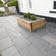 Blue Black Indian Slate Paving Slabs - Riven - Sawn Edge - Patio Pack - 20mm Blue Black Indian Slate Paving Slabs - Riven - Sawn Edge - Patio Pack - 20mm
