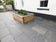 Blue Black Slate Paving Slabs - Riven - Sawn Edge - 900x600 - 20mm