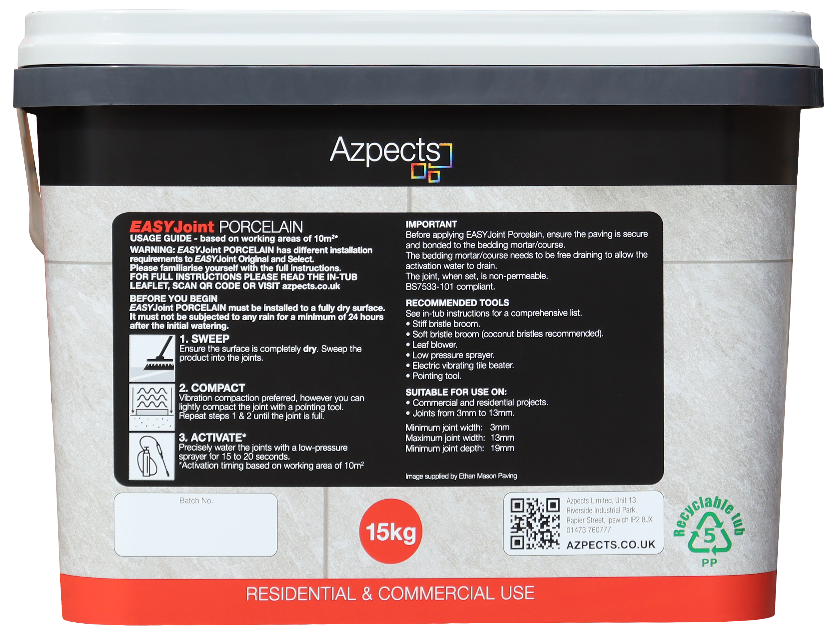 azpects easyjoint porcelain