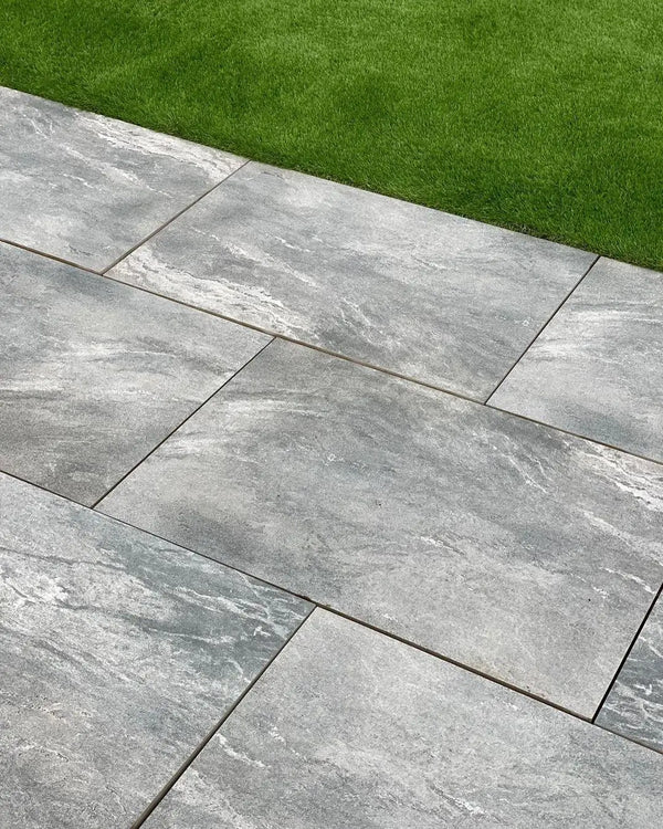 Earthcore Grey Porcelain Paving 900 x 600 | Slabs