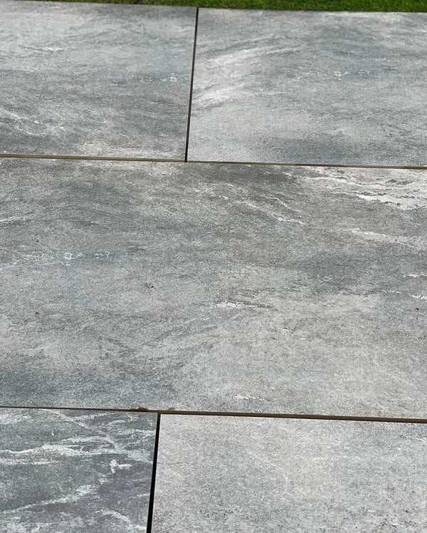 Earthcore Grey Porcelain Paving 900 x 600 | Slabs