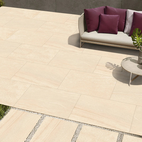 Everest Beige Outdoor Porcelain Paving Tiles - 1200x600 - 20mm Everest Beige Outdoor Porcelain Paving Tiles - 1200x600 - 20mm