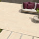 Everest Beige Outdoor Porcelain Paving Tiles - 1200x600 - 20mm