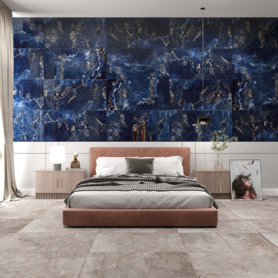 Fortuna Marble Effect Lappato Indoor Porcelain Tile – 600×1200×7mm