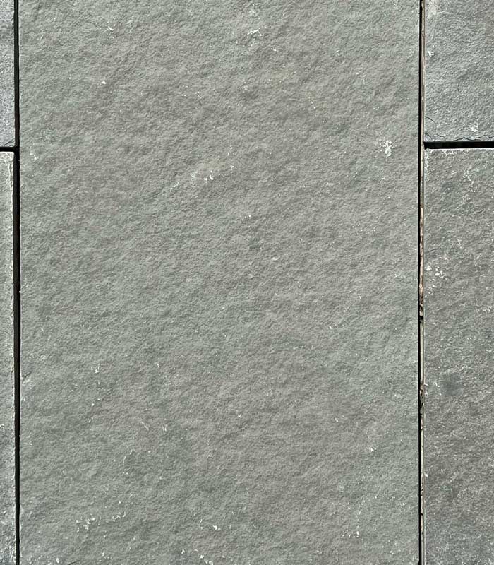 Tandur Grey Indian Limestone Paving Slabs - Riven - Sawn Edge - 900x600 - 22mm