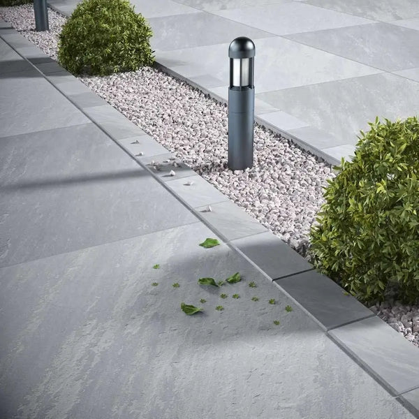 Kandla Grey Porcelain Anti Slip Paving Slabs Pack,Kandla Grey Indian Sandstone,Paving Slabs,Shop Kandla Grey Outdoor Tiles Now,Kandla Grey porcelain cobbles 200x100,Kandla Grey 22mm Calibrated Riven Sandstone Paving Kandla Grey Porcelain Setts - 200x100 - 20mm