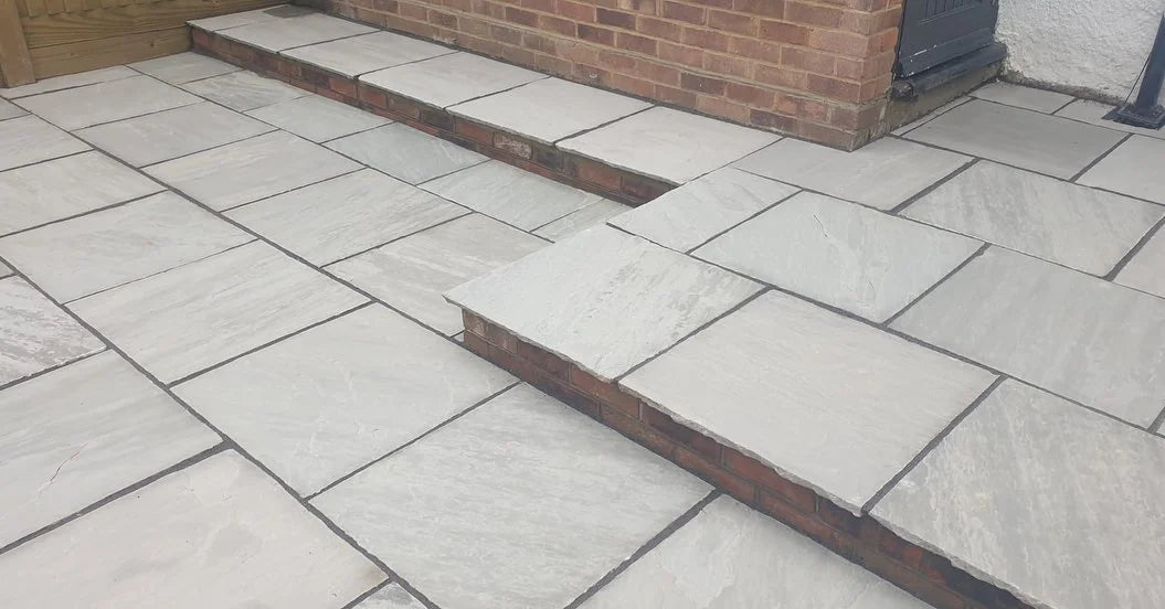 kandla grey indian sandstone paving 600x600