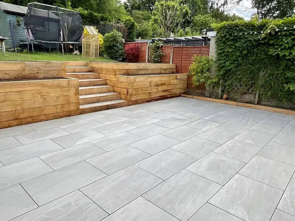 garden paving slabs,Single paving slabs,Patio slabs & Garden slabs,Paving Stones Natural Paving Stones & Slabs Importer,Paving Slabs UK,Types of Paving Slabs,Garden Slabs For Patios,Paving,Paving & Walling,Outdoor & Garden,Patio Slabs & Garden Paving,UK Delivery,Decorative Patio Paving Slabs,Landscaping Kandla Grey Outdoor Porcelain Paving Tiles - 900x600 - 16mm
