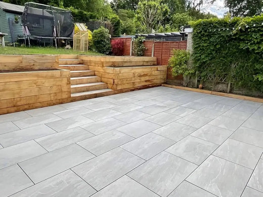 garden paving slabs,Single paving slabs,Patio slabs & Garden slabs,Paving Stones Natural Paving Stones & Slabs Importer,Paving Slabs UK,Types of Paving Slabs,Garden Slabs For Patios,Paving,Paving & Walling,Outdoor & Garden,Patio Slabs & Garden Paving,UK Delivery,Decorative Patio Paving Slabs,Landscaping Kandla Grey Outdoor Porcelain Paving Tiles - 900x600 - 16mm