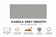 KANDLA GREY SANDSTONE PAVING - SAWN & HONED - Sample