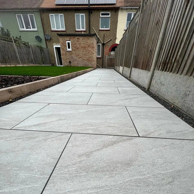 County Light Grey Outdoor Porcelain Paving Tiles - 900x600 - 20mm County Light Grey Outdoor Porcelain Paving Tiles - 900x600 - 20mm