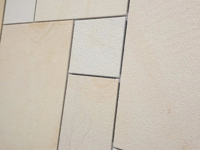Mint Indian Sandstone Paving Slabs - Anti Slip Textured - 900x600 - 20mm Mint Indian Sandstone Paving Slabs - Anti Slip Textured - 900x600 - 20mm