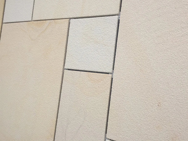 Mint Indian Sandstone Paving Slabs - Anti Slip Textured - 900x600 - 20mm Mint Indian Sandstone Paving Slabs - Anti Slip Textured - 900x600 - 20mm