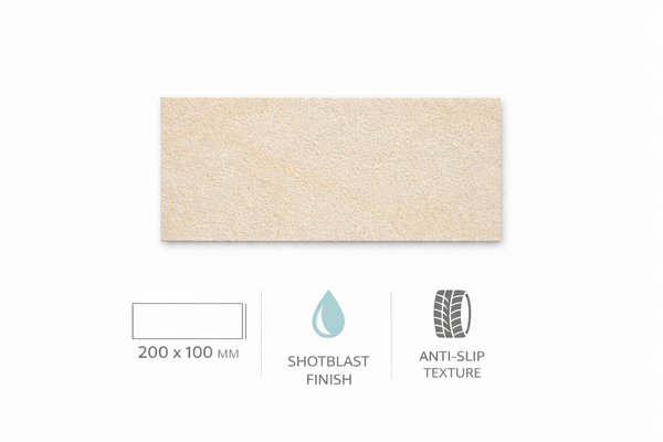 MINT TEXTURED SANDSTONE PAVING - Sample