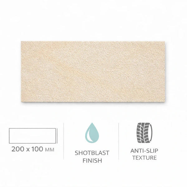 MINT TEXTURED SANDSTONE PAVING - Sample