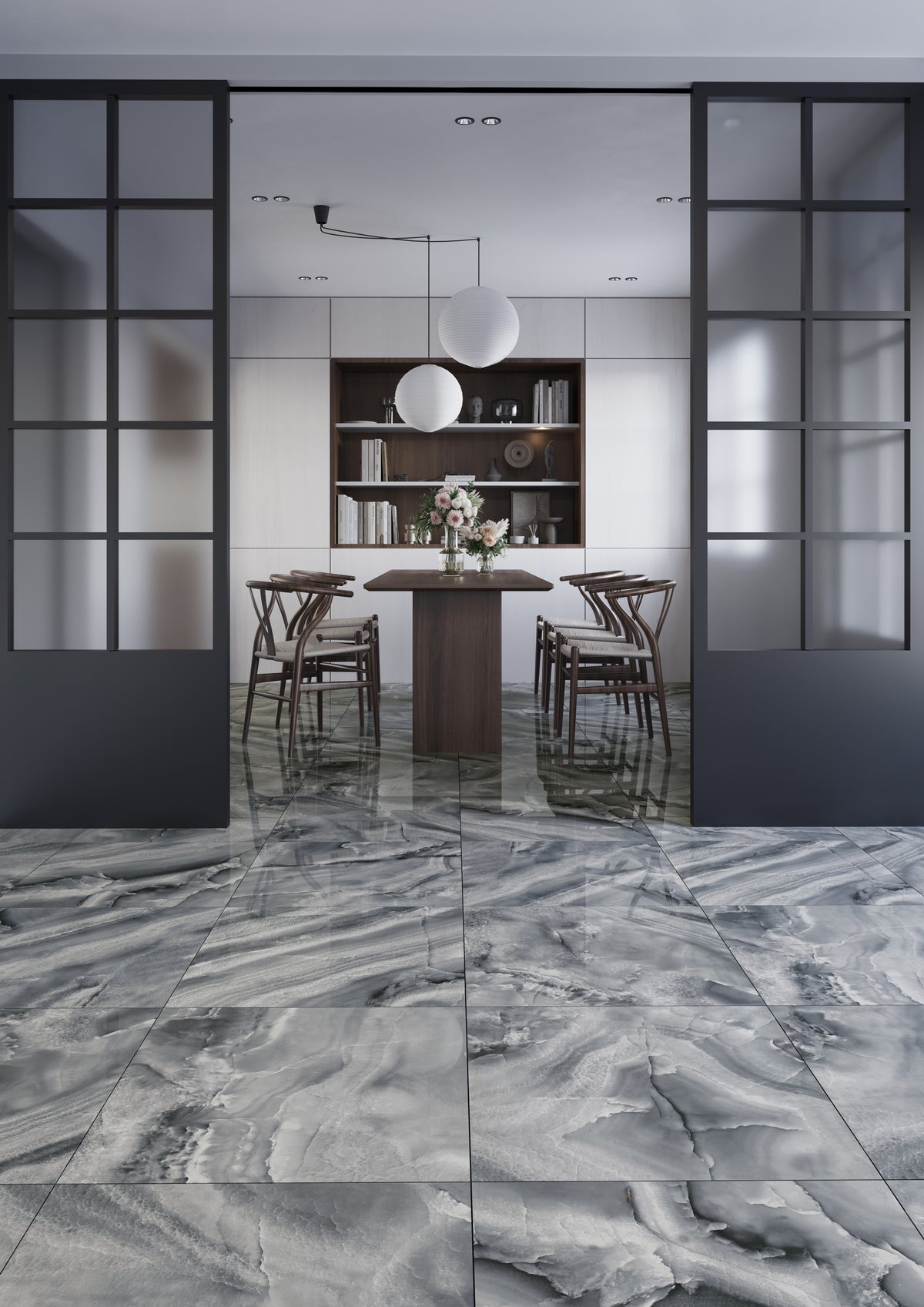 olbia grey full lappato porcelain 600x600