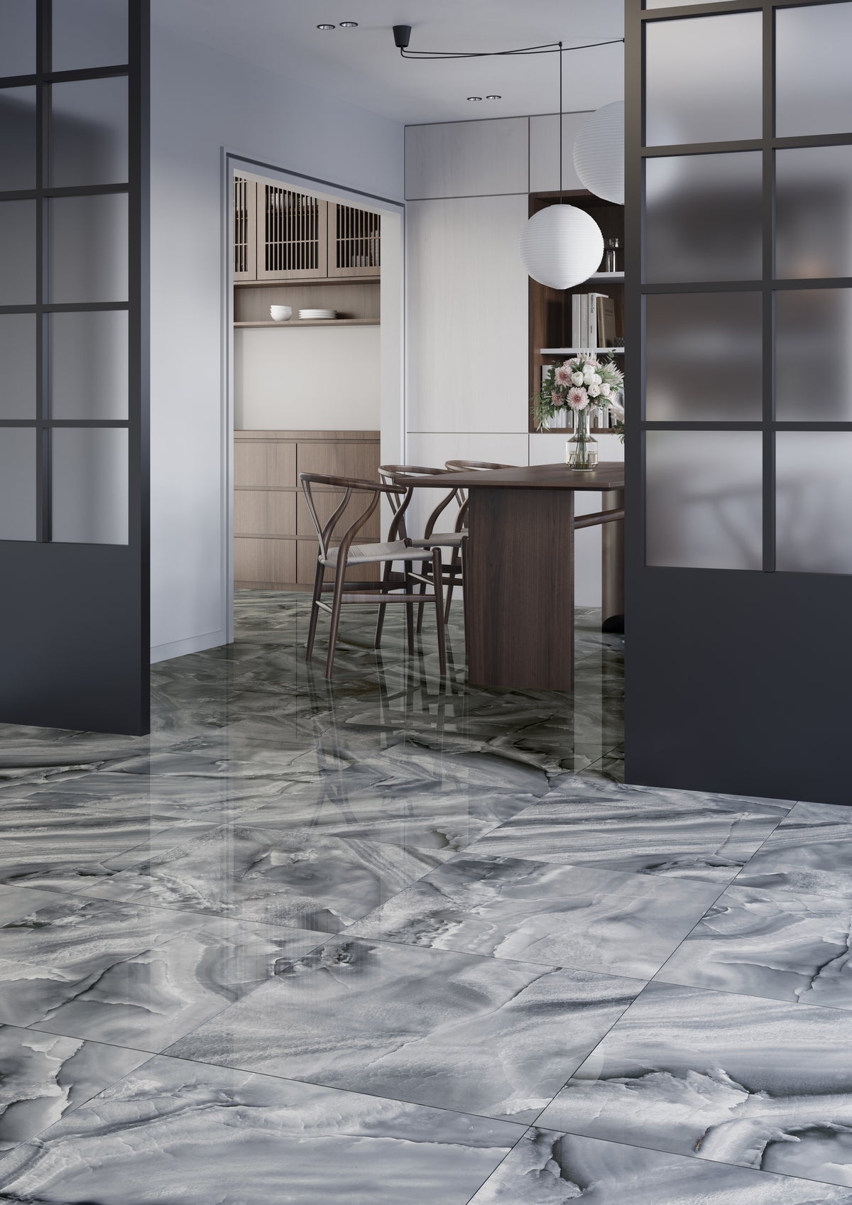 olbia grey full lappato porcelain 600x600