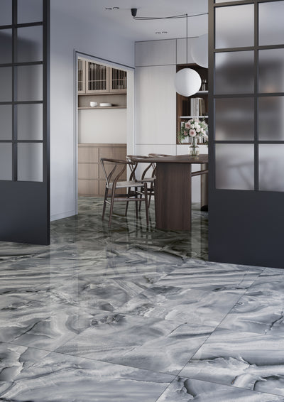 Olbia Grey Indoor Porcelain Tile – 600×600x7mm