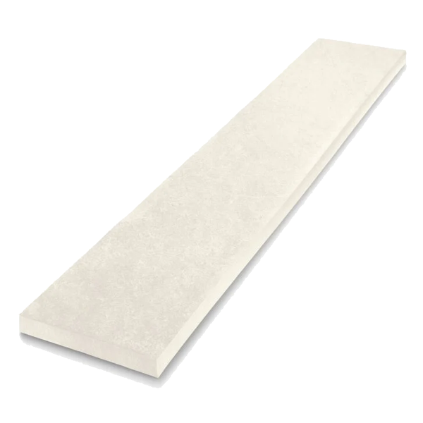 Quartz White Outdoor Porcelain Edging - 900x200 - 20mm