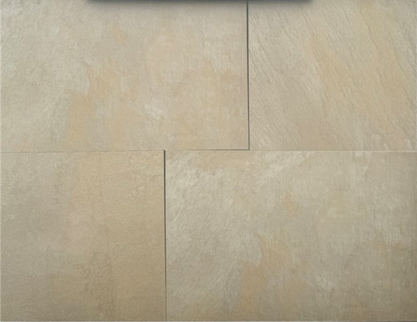 Quartzite Bianco Outdoor Porcelain Paving Tiles - 600x900 - 20mm