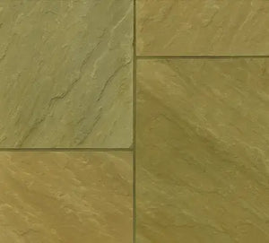 Raj Green Indian Sandstone Paving Slabs