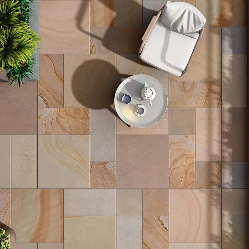 rippon buff sawn and honed patio pack 1