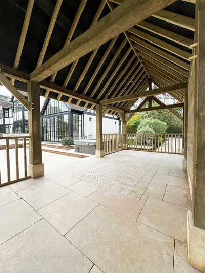 Dijon Sinai (Sinai Pearl) Limestone Acid Wash & Tumbled - 600x900 - 20mm
