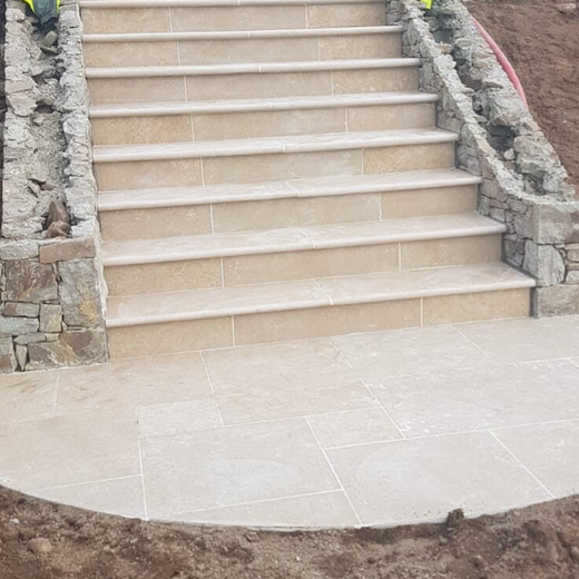 Dijon Sinai Limestone Bullnose Coping - 900x350 - 40mm