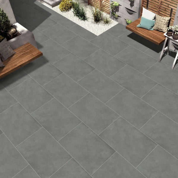 Smoke Grey Outdoor Porcelain Paving Tiles - 900x600 - 20mm
