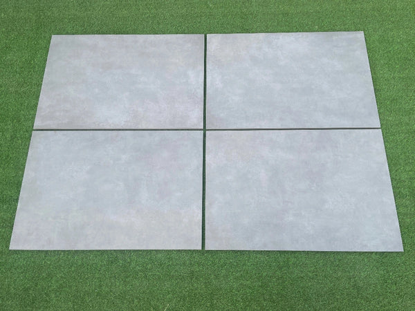 Smoke Grey Outdoor Porcelain Paving Tiles - 900x600 - 20mm
