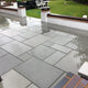 Kandla Grey Indian Sandstone Paving Slabs - Sawn & Honed - Patio Pack - 20mm - Smooth Paving
