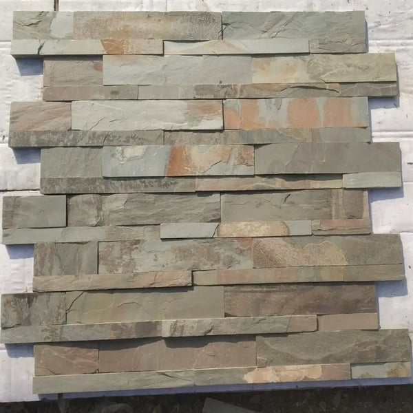 Best Sandstone Wall Cladding UK Vijaya Gold Split Face Wall Cladding - 600x150