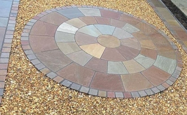 Buff Sandstone Circle - Handcut - 22mm Calibrated