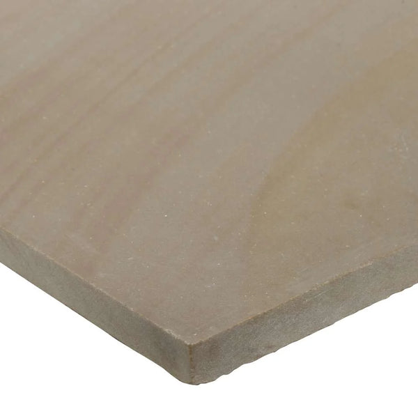 York Grey Indian Sandstone Paving Slabs - Sawn & Honed - 900x600 - 20mm - Smooth Paving