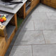 Anthracite Black Porcelain Setts - 100x100 - 20mm