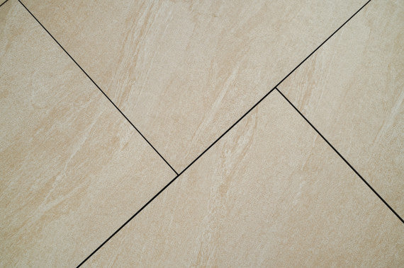 County Crema Outdoor Porcelain Paving Tiles - 900x600 - 20mm