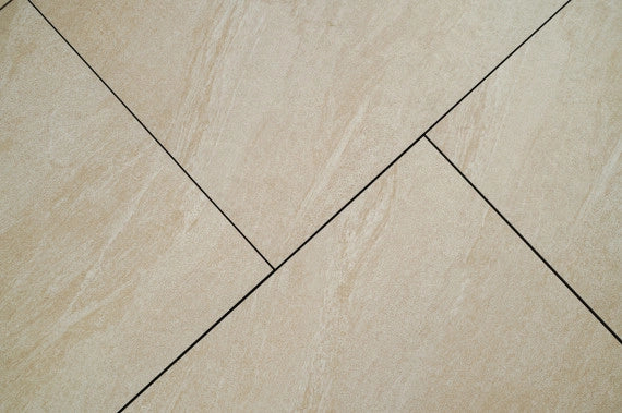County Crema Outdoor Porcelain Paving Tiles - 900x600 - 20mm