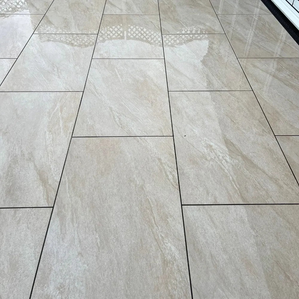 county crema porcelain paving 900x600