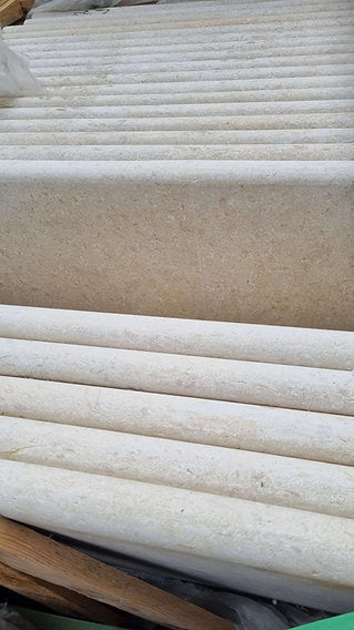 Dijon Sinai Limestone Bullnose Coping - 900x350 - 40mm