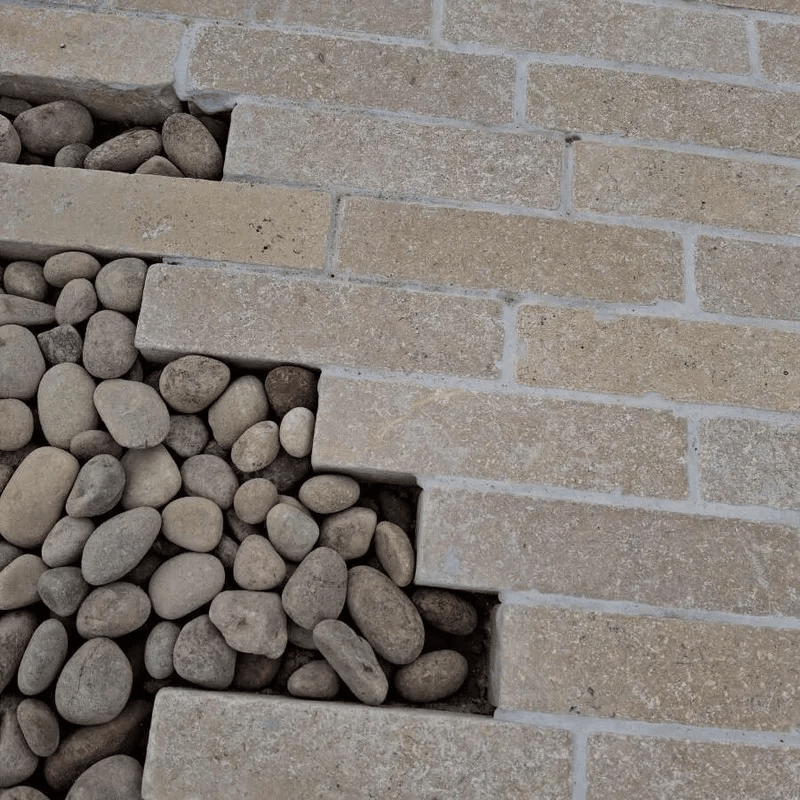 dijon sinai limestone pavers 200x50x40
