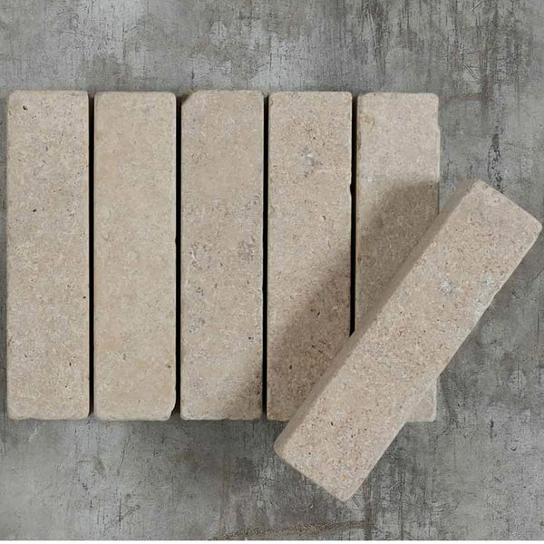 SINAI PEARL LIMESTONE PAVERS 200x50x40MM - Sample