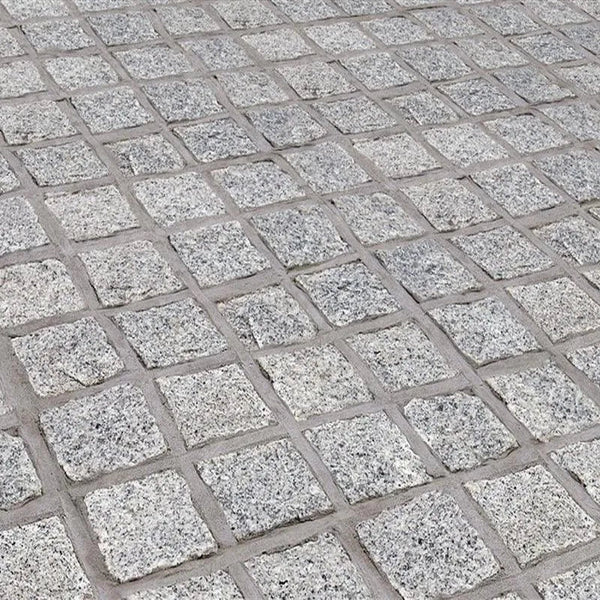 Silver Grey Granite Cobbles - Handcut - 100x100 - 40-60mm