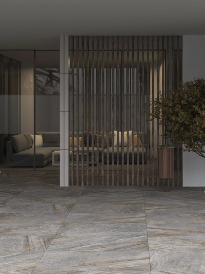 Indiana Multicolor Porcelain Garden Paving Slabs - 1200x600 - 20mm