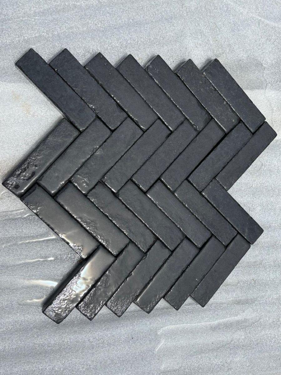 black pavers 200x50x40mm