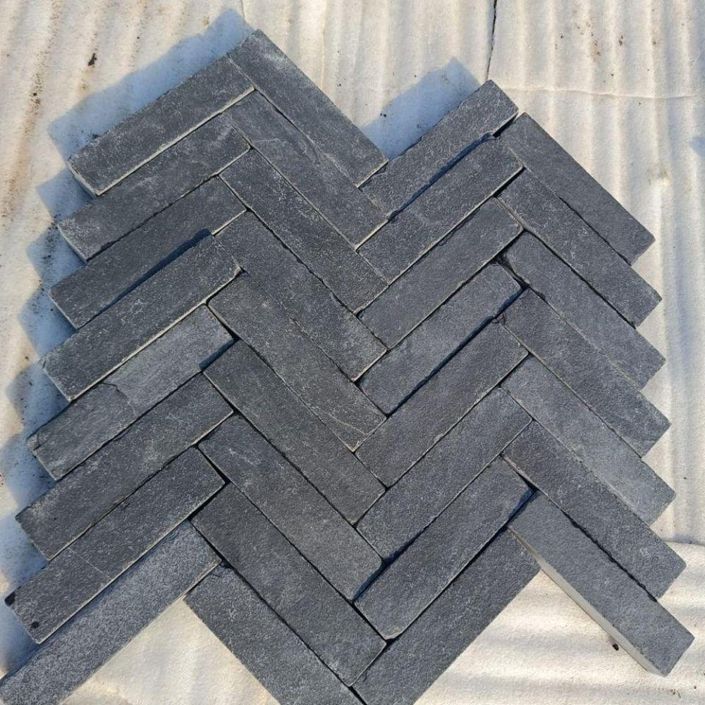 black pavers 200x50x40mm