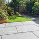 Kandla Grey Indian Sandstone Paving Slabs - Sawn & Honed - 900x600 - 20mm - Smooth Paving
